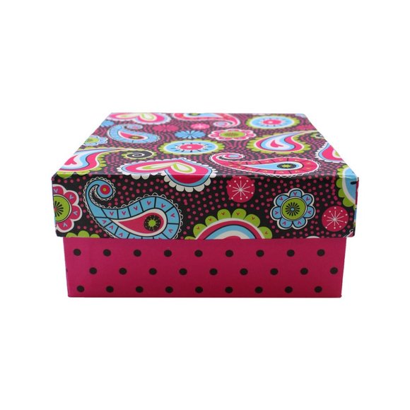 Multi coloured & Heart Box, Nested 3 Pcs - 7466-1 - Picture 2 of 5